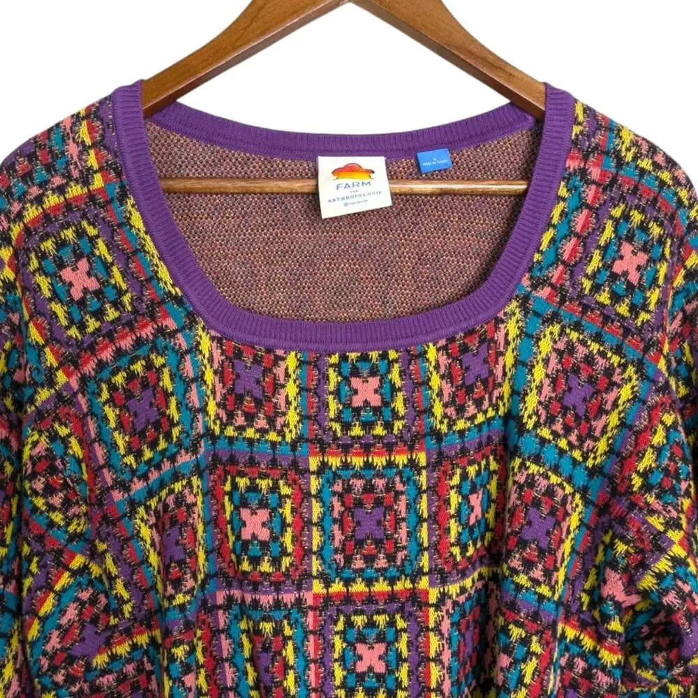 FARM Rio Multicolor Patterned Sweater - Picture 2 of 12
